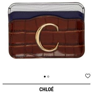 Almost New Chloe card holder, V good condition